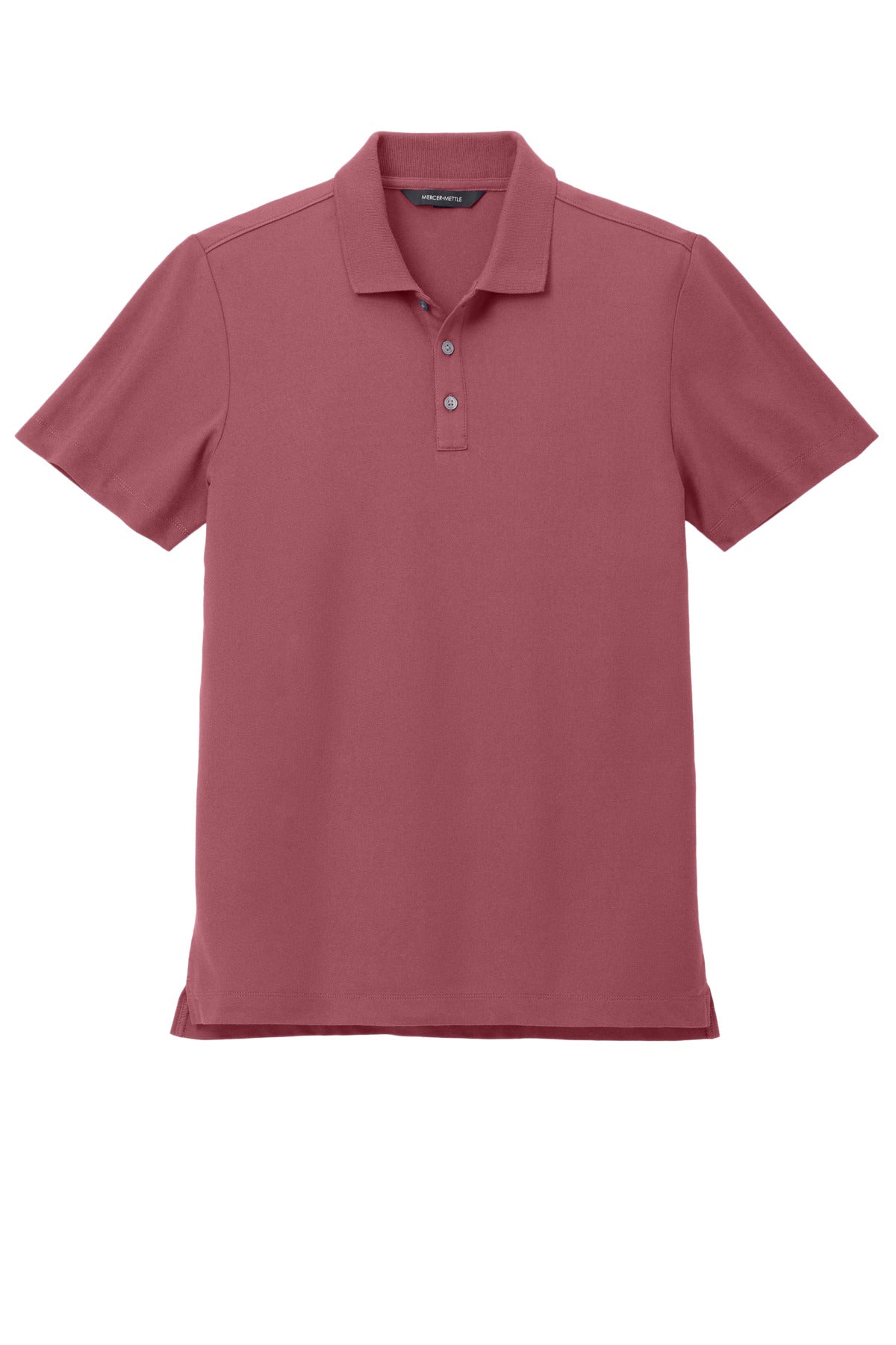 Mercer+Mettle Stretch Pique Polo MM1004 Rosewood
