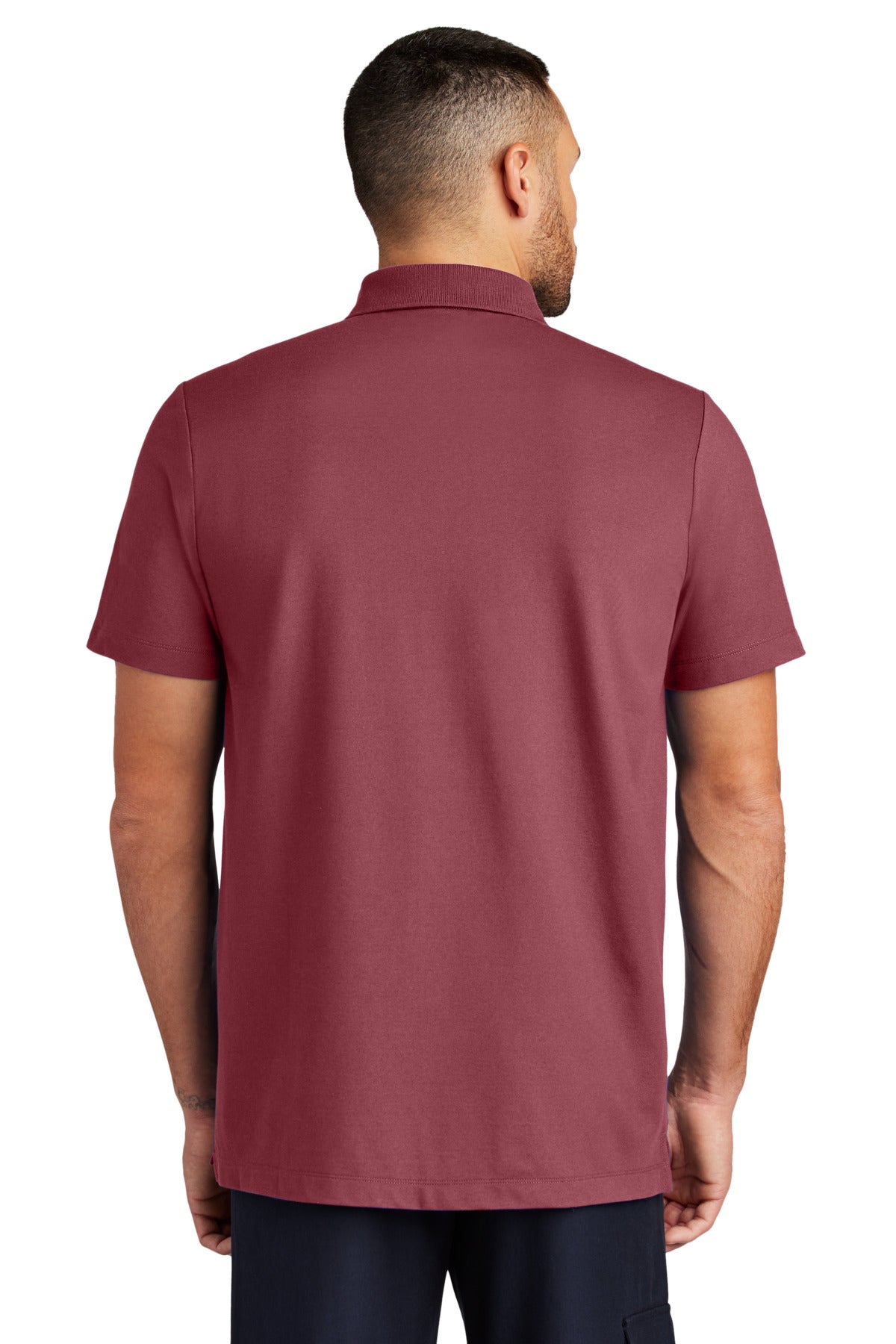 Mercer+Mettle Stretch Pique Polo MM1004 Rosewood
