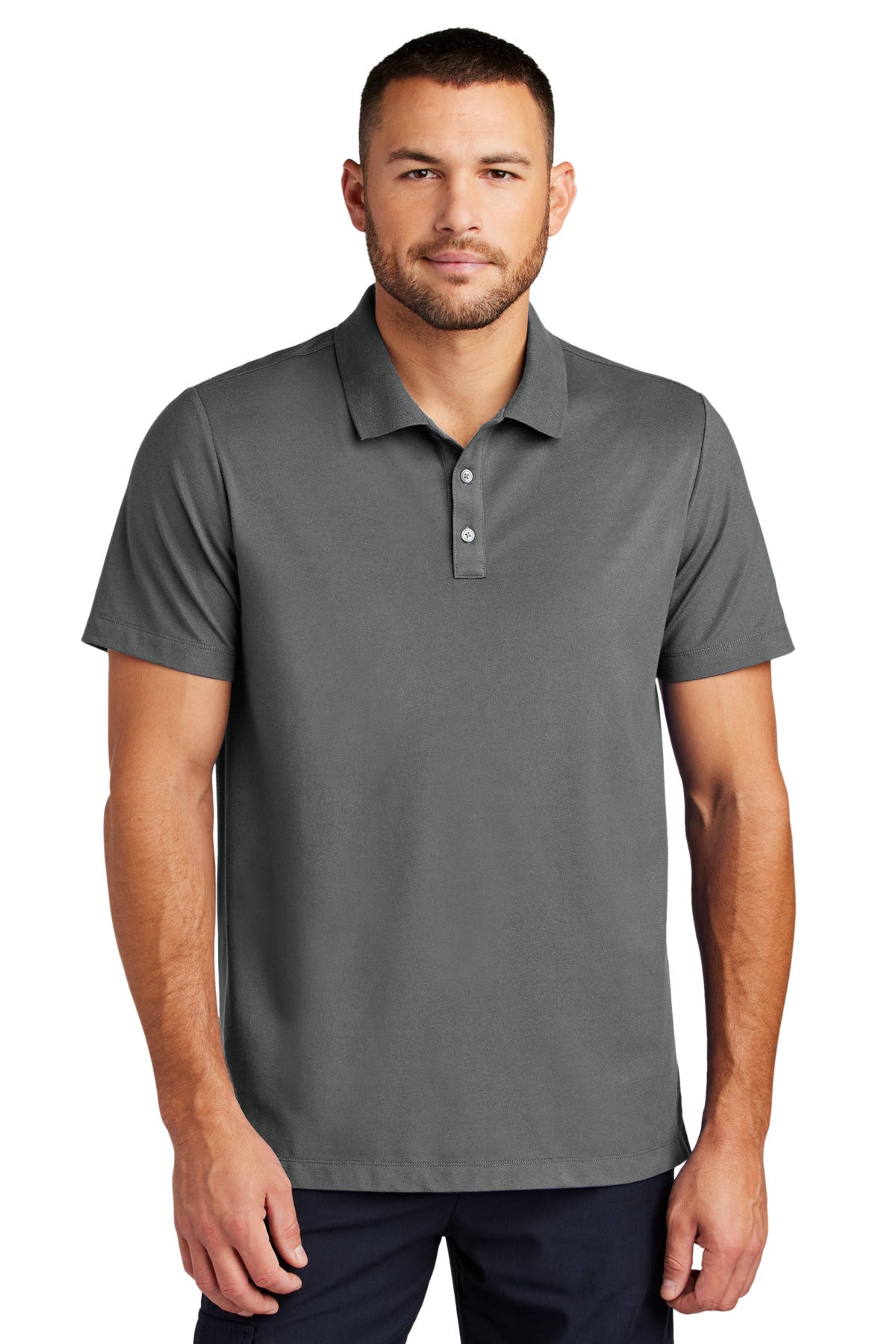 Mercer+Mettle Stretch Pique Polo MM1004 Storm Grey