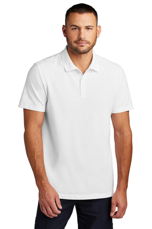 Mercer+Mettle Stretch Pique Polo MM1004 White
