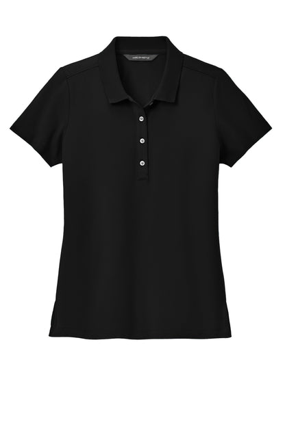 Mercer+Mettle Women's Stretch Pique Polo MM1005 Deep Black