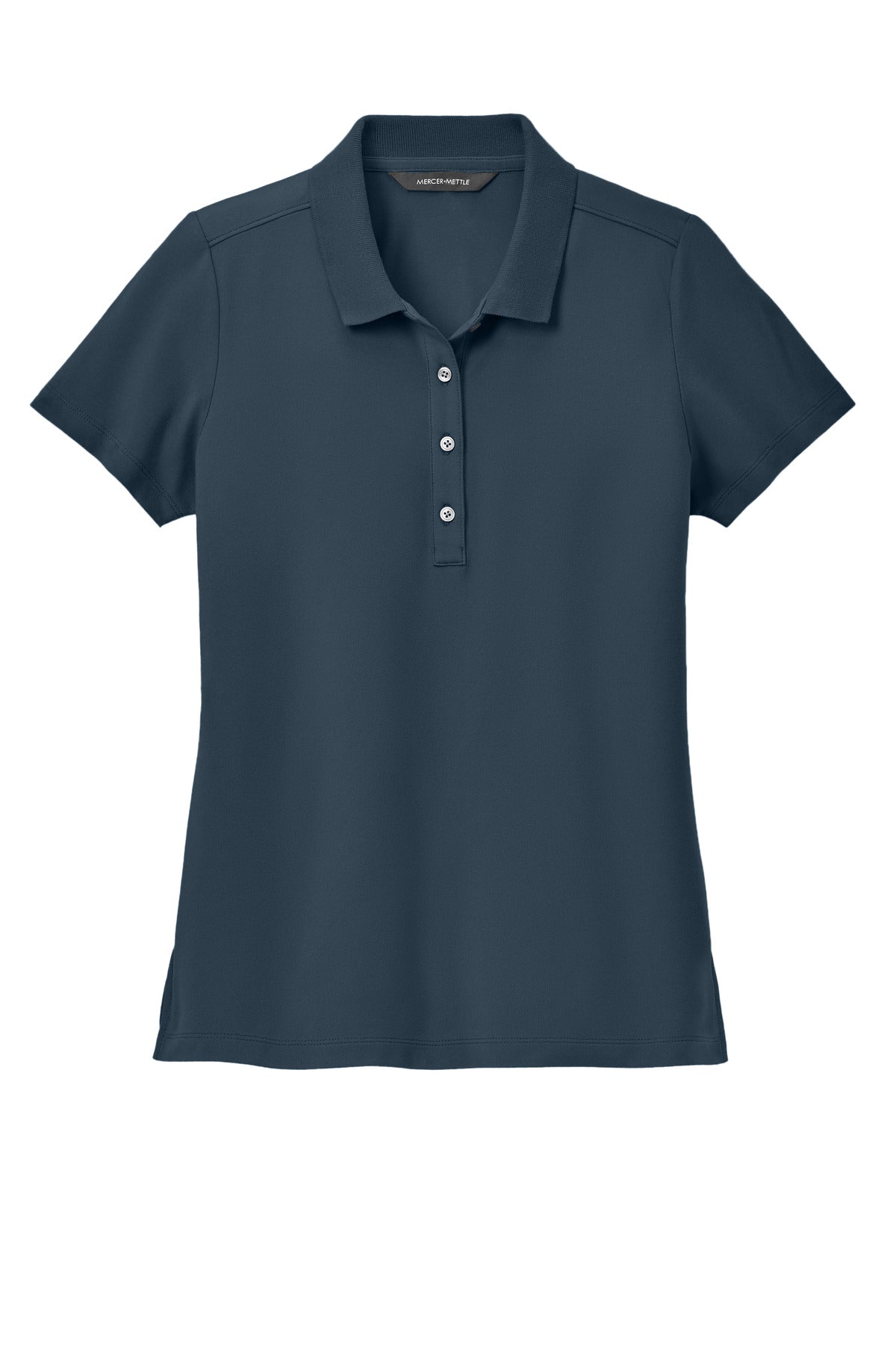Mercer+Mettle Women's Stretch Pique Polo MM1005 Night Navy