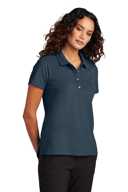 Mercer+Mettle Women's Stretch Pique Polo MM1005 Night Navy