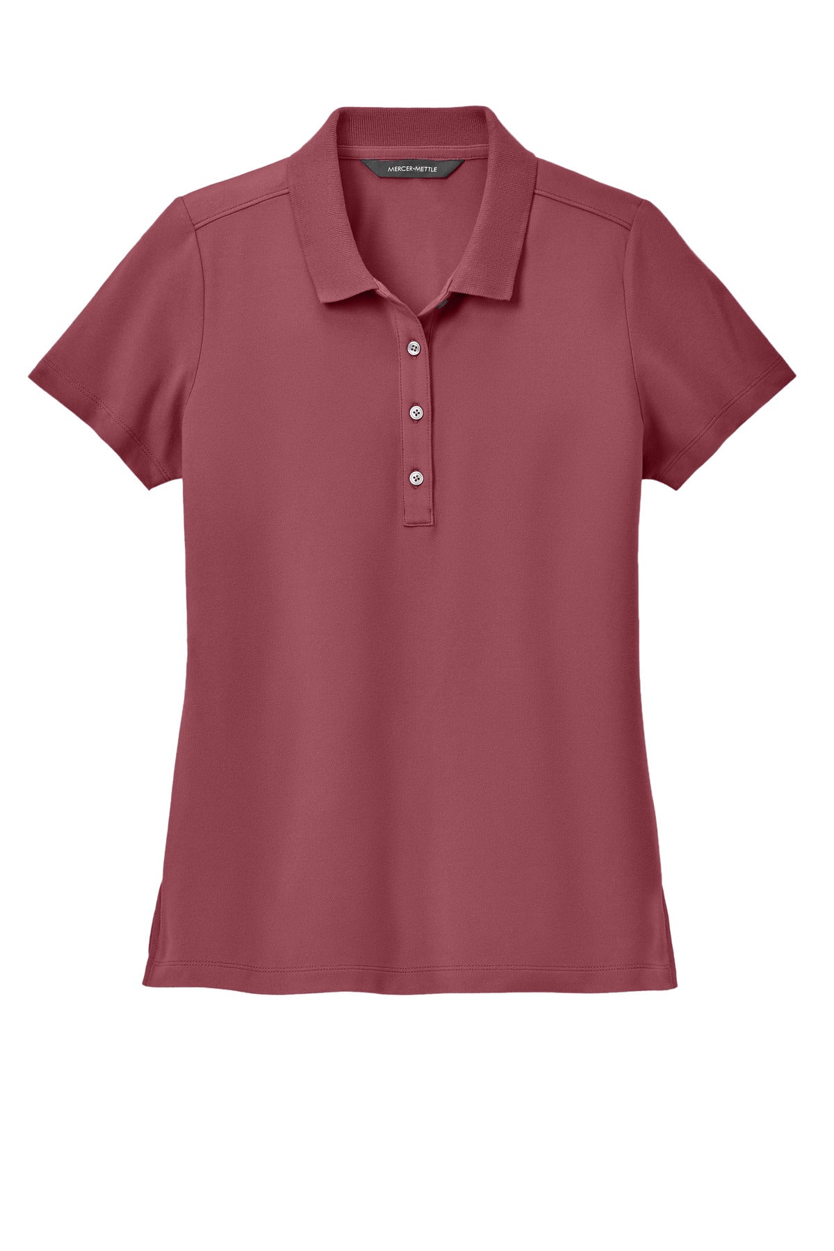 Mercer+Mettle Women's Stretch Pique Polo MM1005 Rosewood