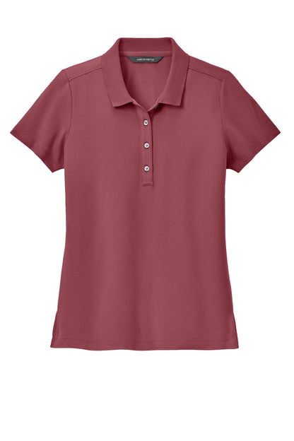 Mercer+Mettle Women's Stretch Pique Polo MM1005 Rosewood