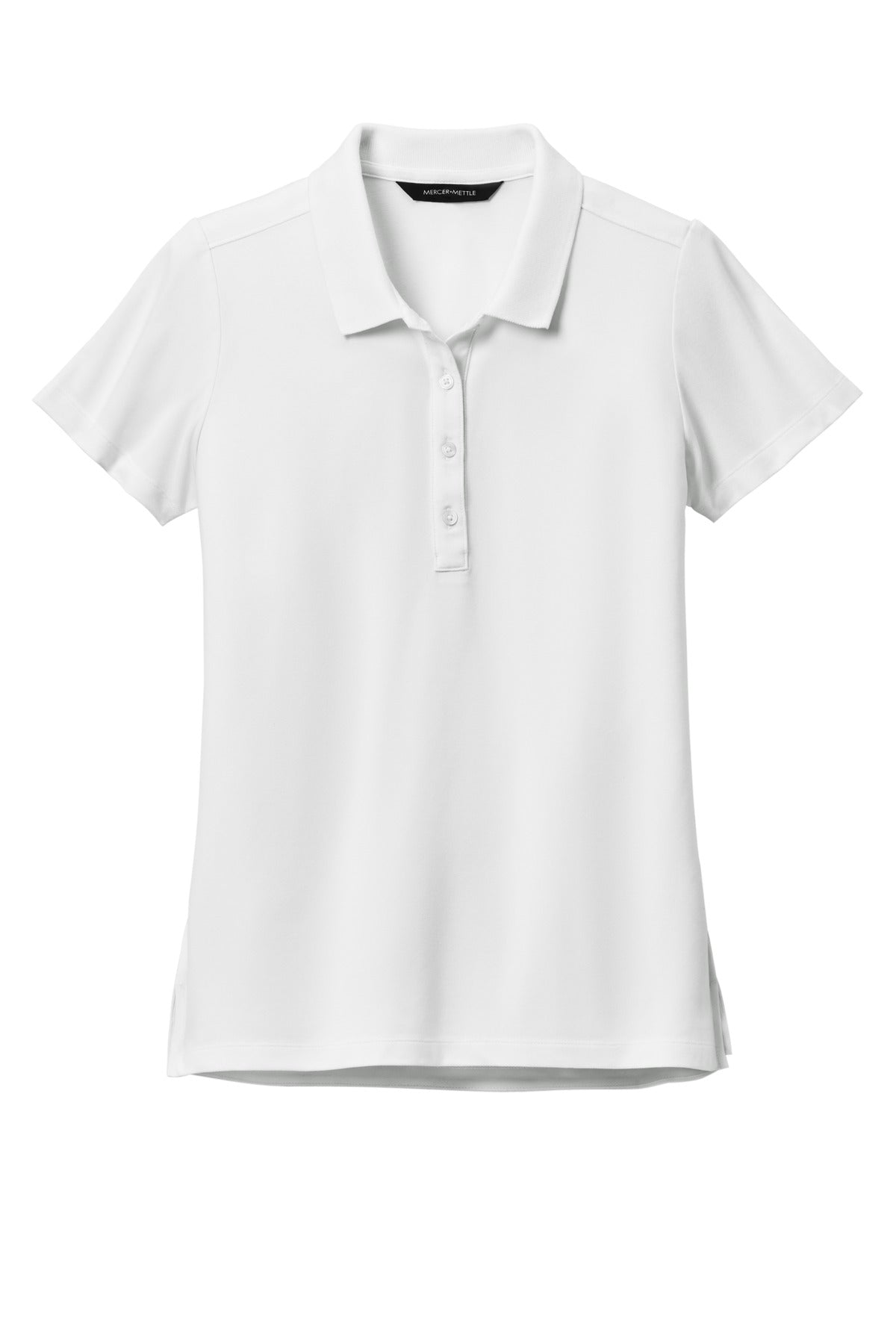 Mercer+Mettle Women's Stretch Pique Polo MM1005 White