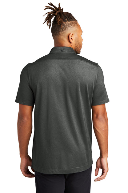 Mercer+Mettle Stretch Pique Full-Button Polo MM1006 Anchor Grey Heather