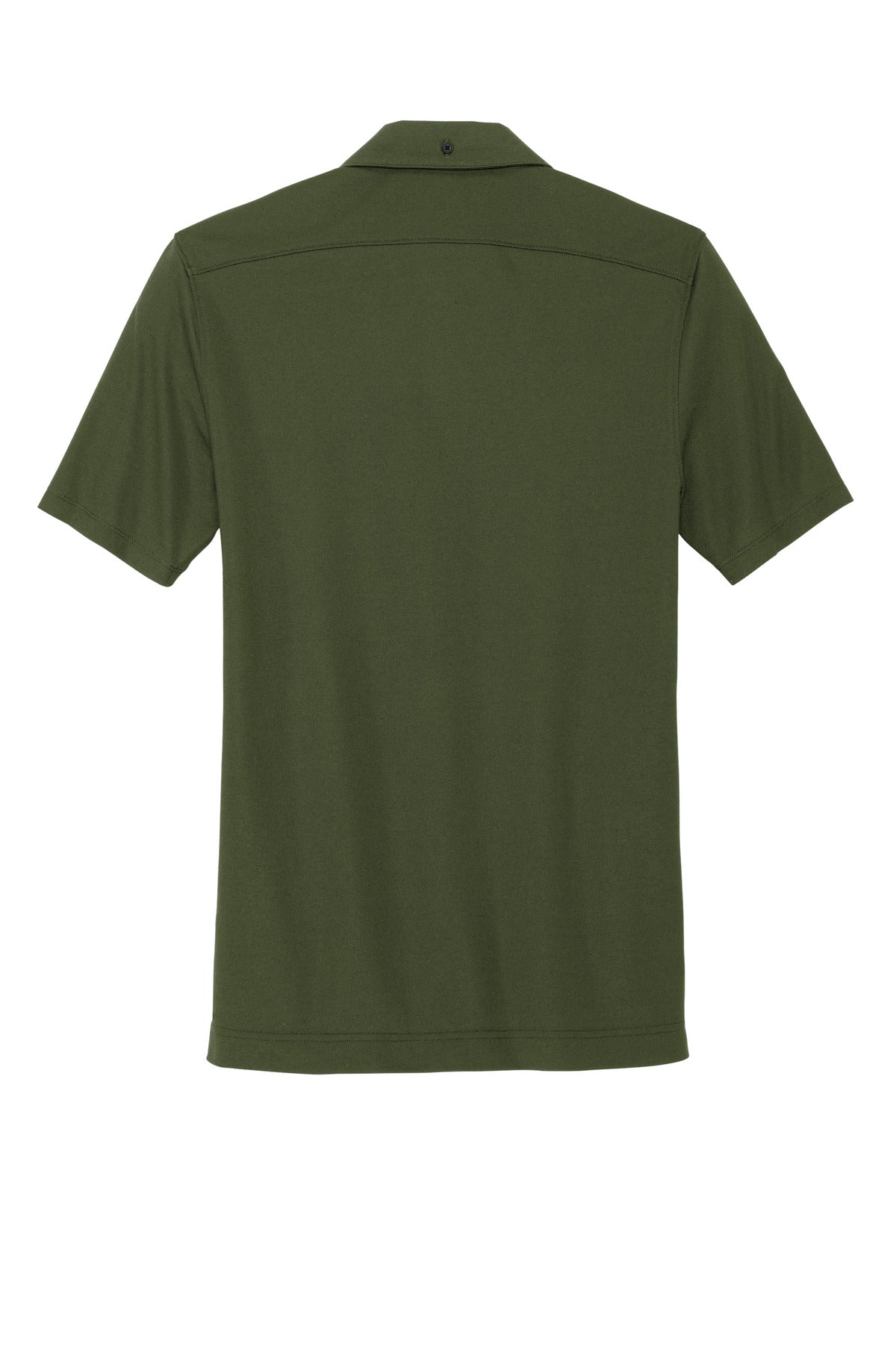 Mercer+Mettle Stretch Pique Full-Button Polo MM1006 Townsend Green