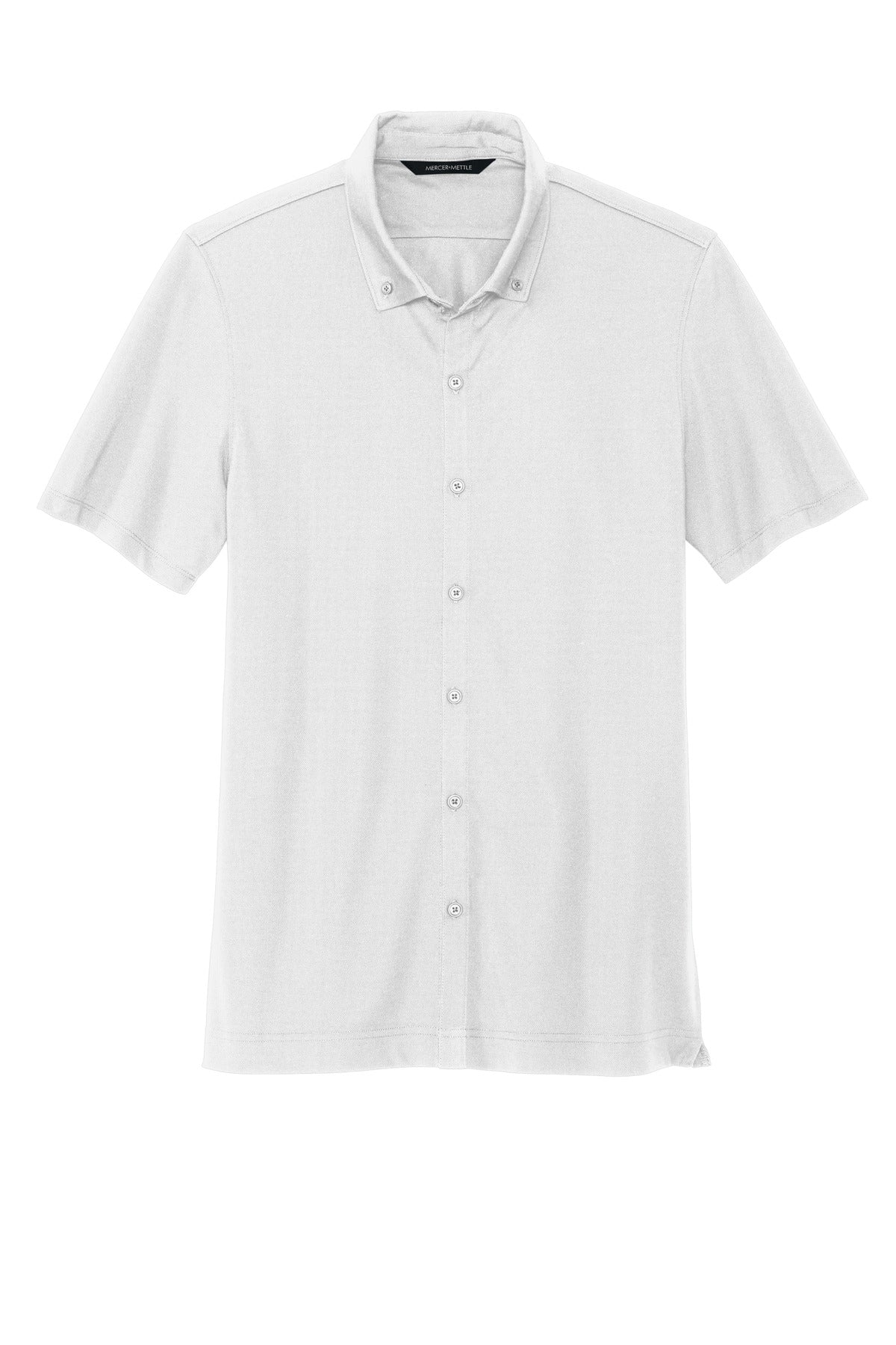 Mercer+Mettle Stretch Pique Full-Button Polo image 3