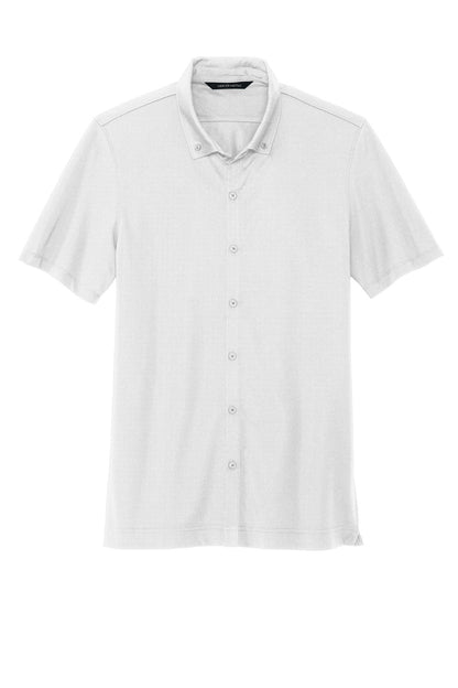 Mercer+Mettle Stretch Pique Full-Button Polo image 3