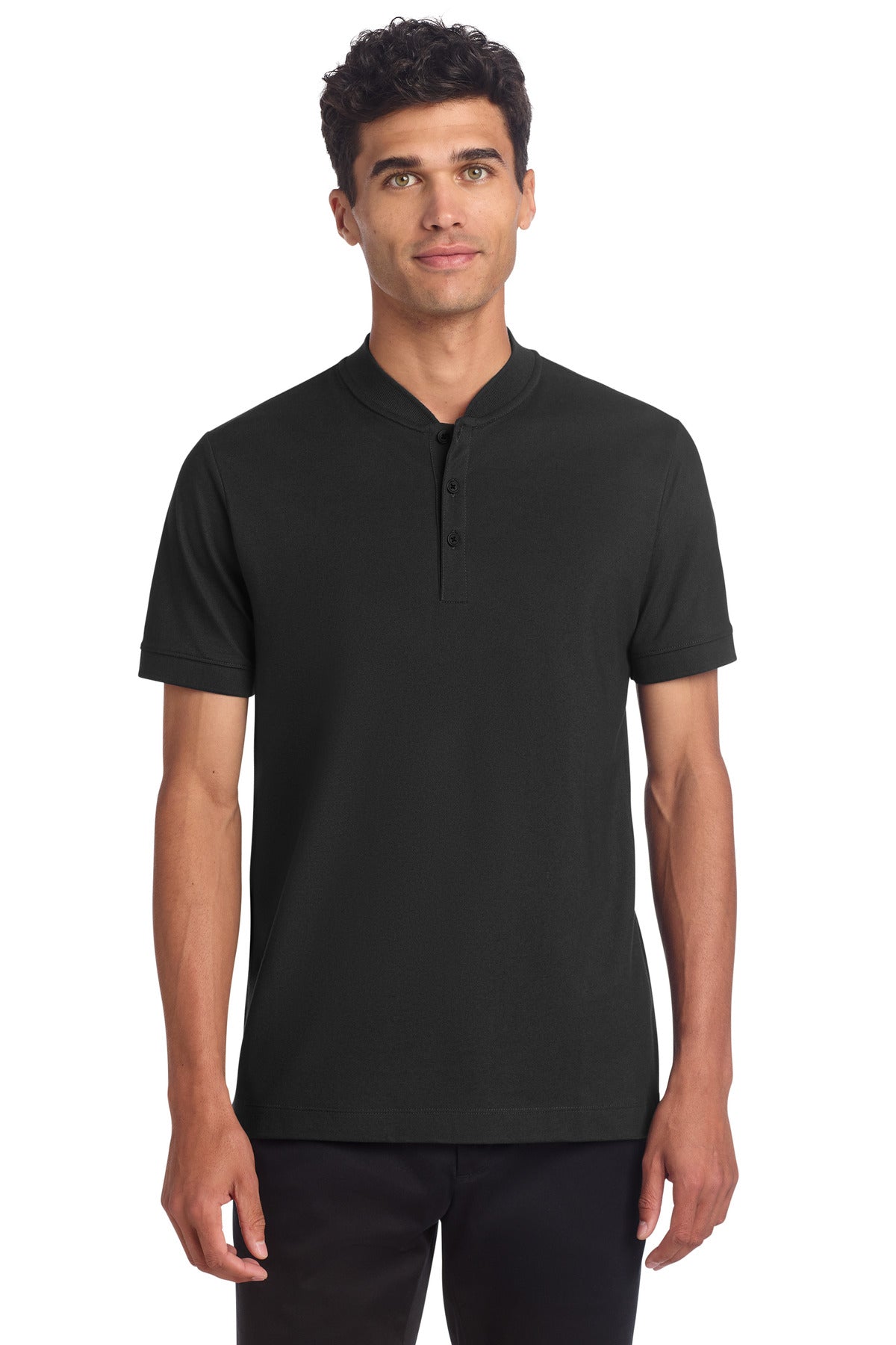 Mercer+Mettle Stretch Pique Henley image 1