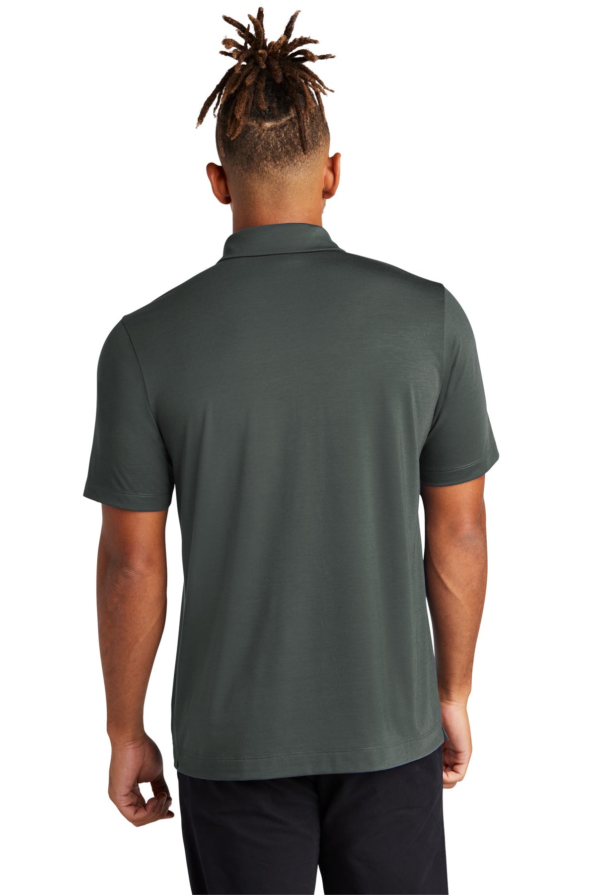 Mercer+Mettle Stretch Jersey Polo MM1014 Anchor Grey