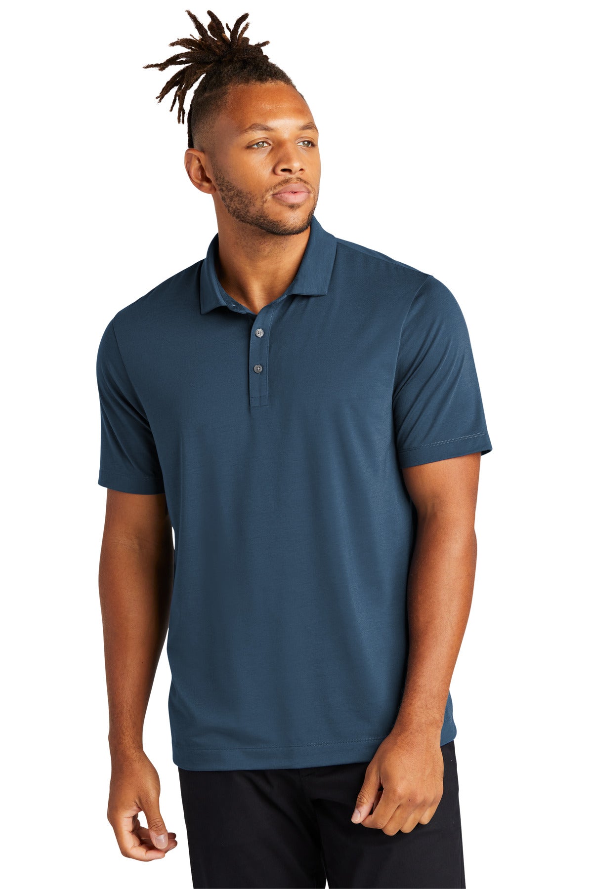Mercer+Mettle Stretch Jersey Polo MM1014 Insignia Blue