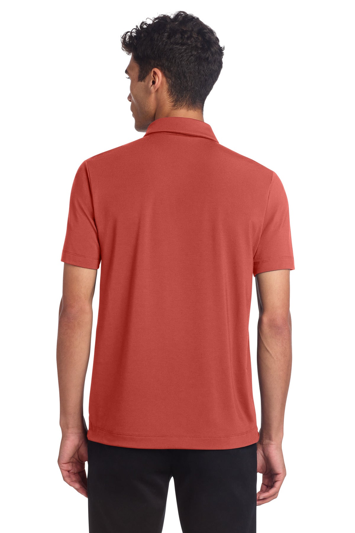 Mercer+Mettle Stretch Jersey Polo MM1014 Terracotta