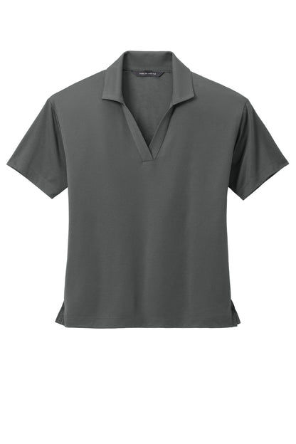 Mercer+Mettle Women's Stretch Jersey Polo MM1015 Anchor Grey