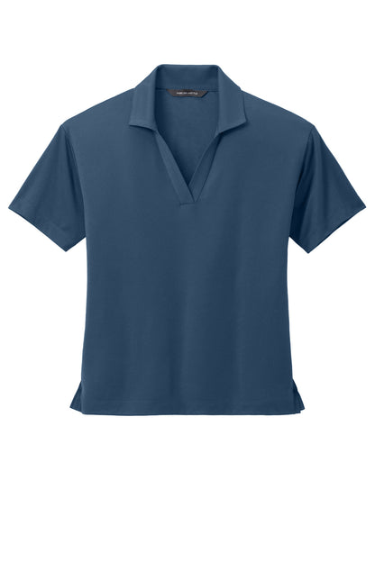 Mercer+Mettle Women's Stretch Jersey Polo MM1015 Insignia Blue