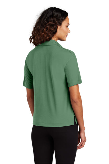 Mercer+Mettle Women's Stretch Jersey Polo MM1015 Sage