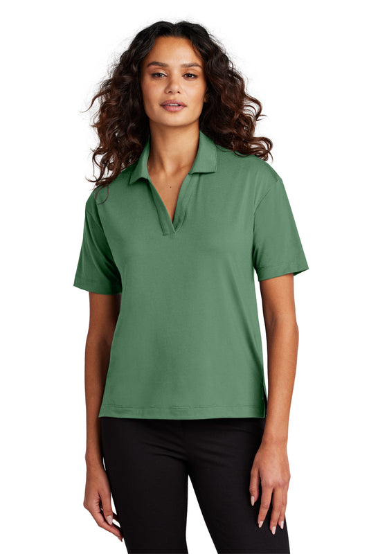 Mercer+Mettle Women's Stretch Jersey Polo MM1015 Sage