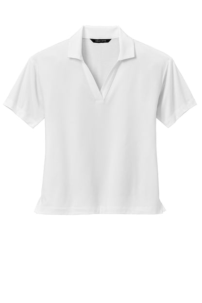 Mercer+Mettle Women's Stretch Jersey Polo MM1015 White