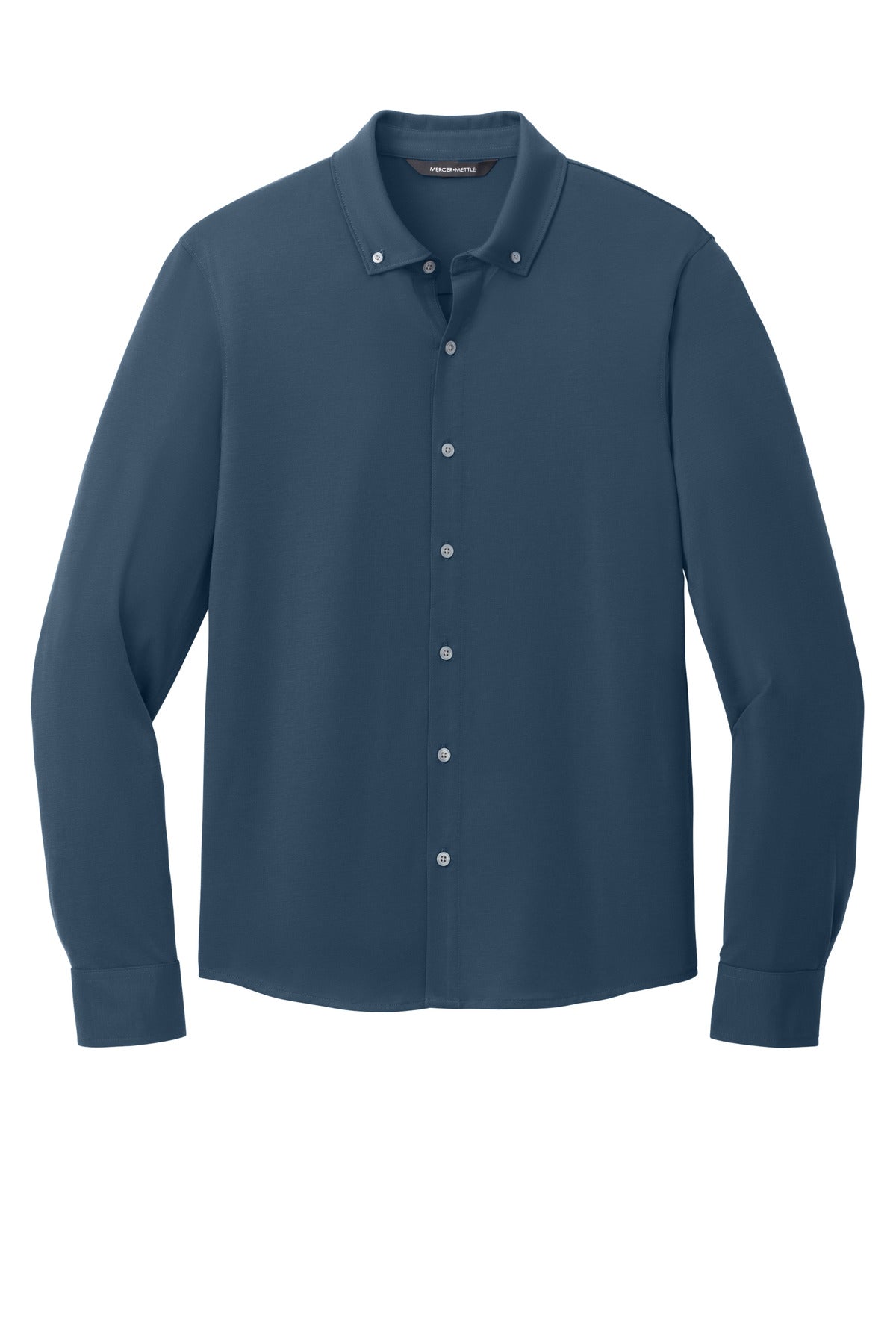 Mercer+Mettle Stretch Jersey Long Sleeve Shirt MM1018 Insignia Blue