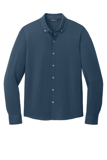 Mercer+Mettle Stretch Jersey Long Sleeve Shirt MM1018 Insignia Blue