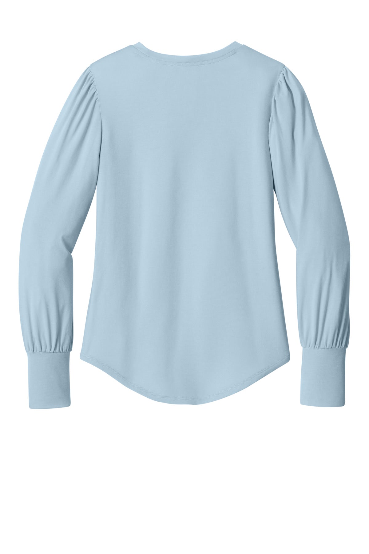 Mercer+Mettle Women's Stretch Jersey Long Sleeve Blouson Top MM1019 Celestial Blue