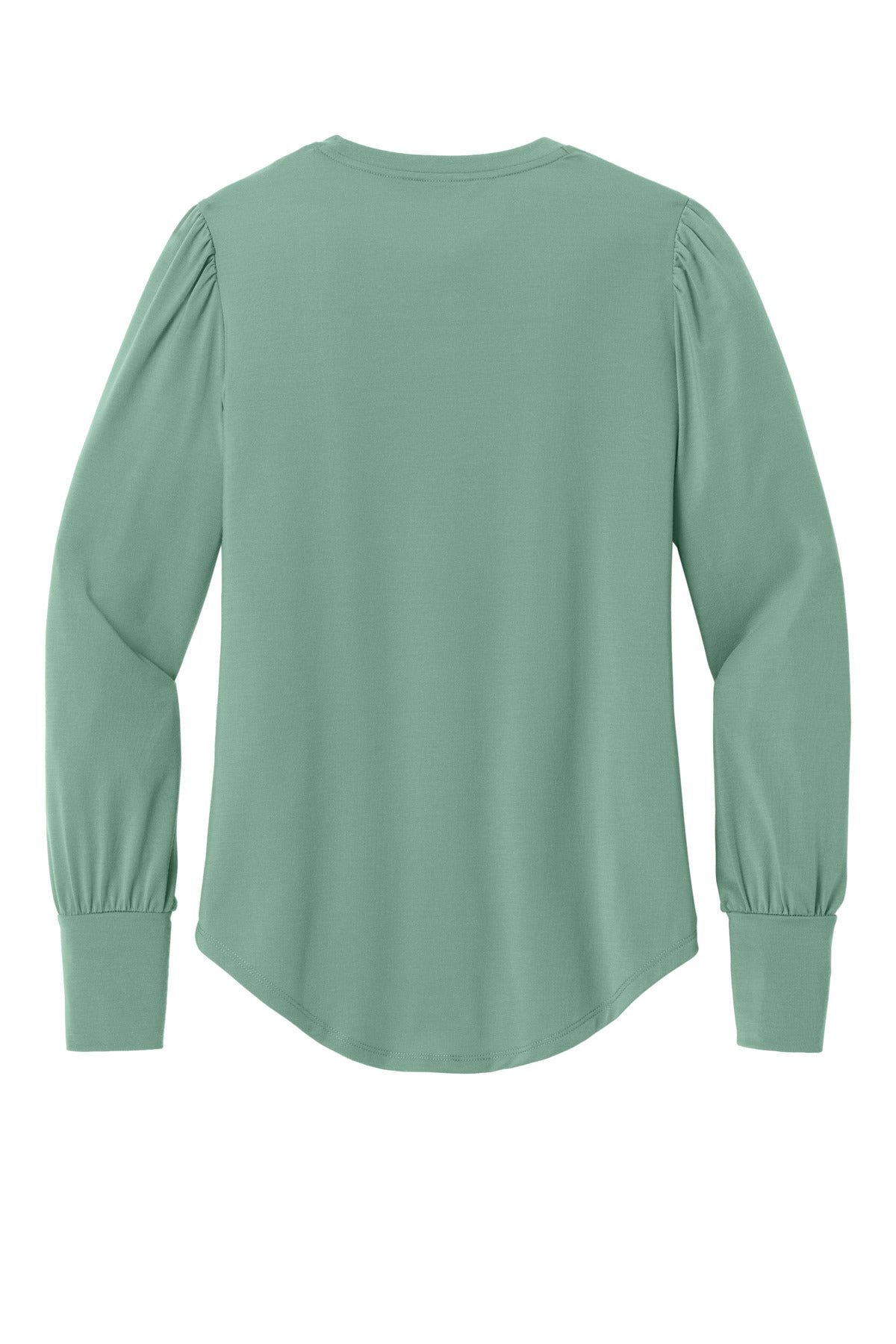 Mercer+Mettle Women's Stretch Jersey Long Sleeve Blouson Top MM1019 Sage