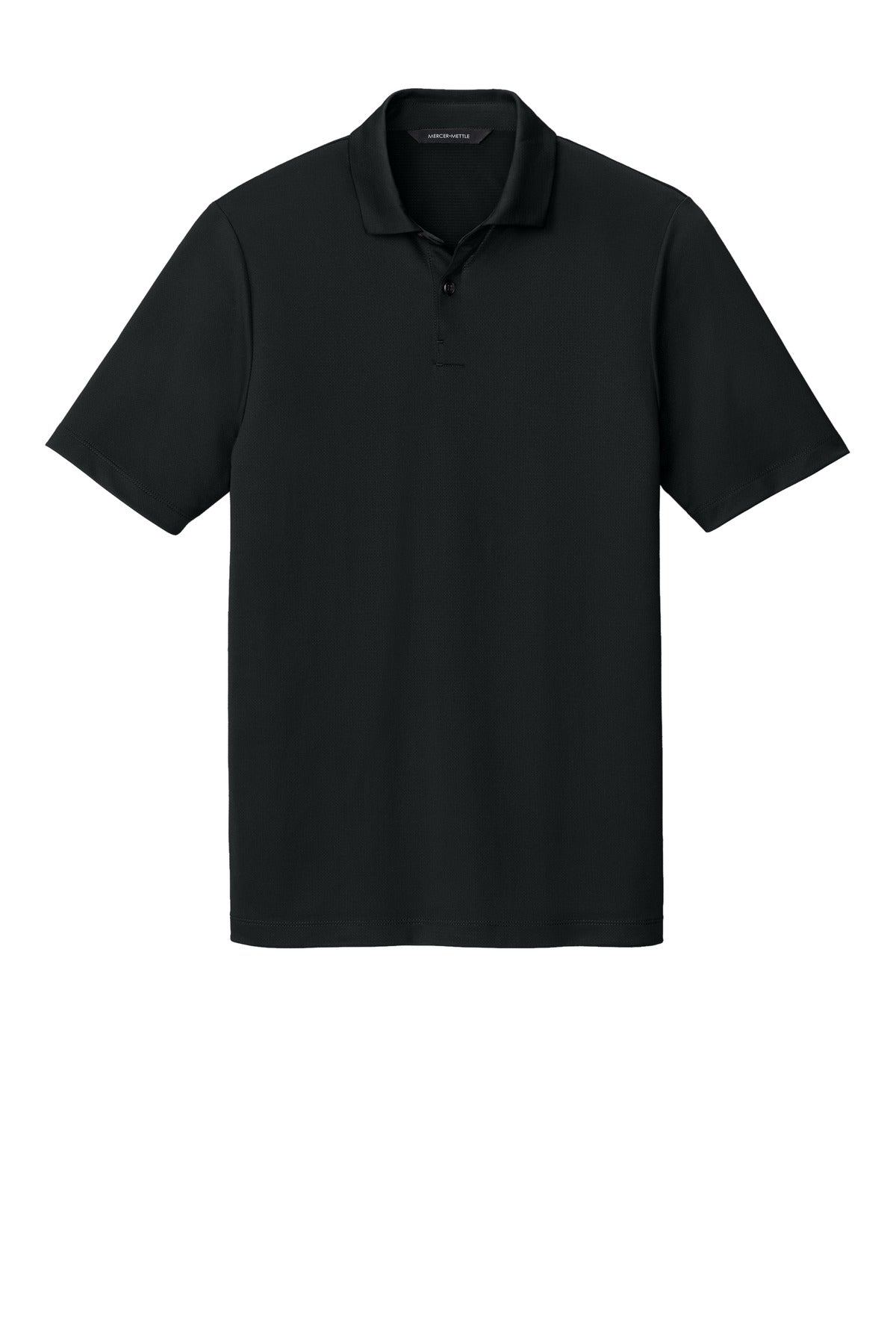 Mercer+Mettle Recharge Jersey Polo MM1020 Deep Black
