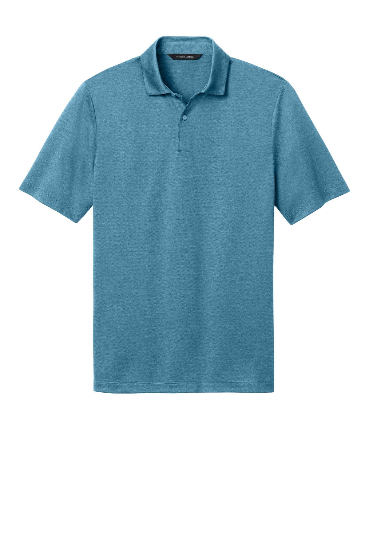 Mercer+Mettle Recharge Jersey Polo MM1020 Harbor Blue Heather