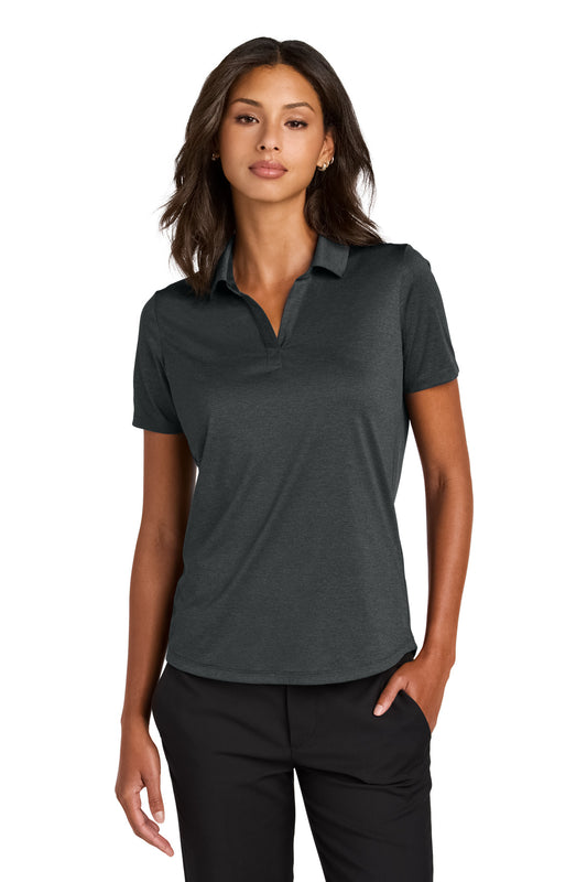 Mercer+Mettle Women's Recharge Jersey Polo MM1021 Anchor Grey Heather