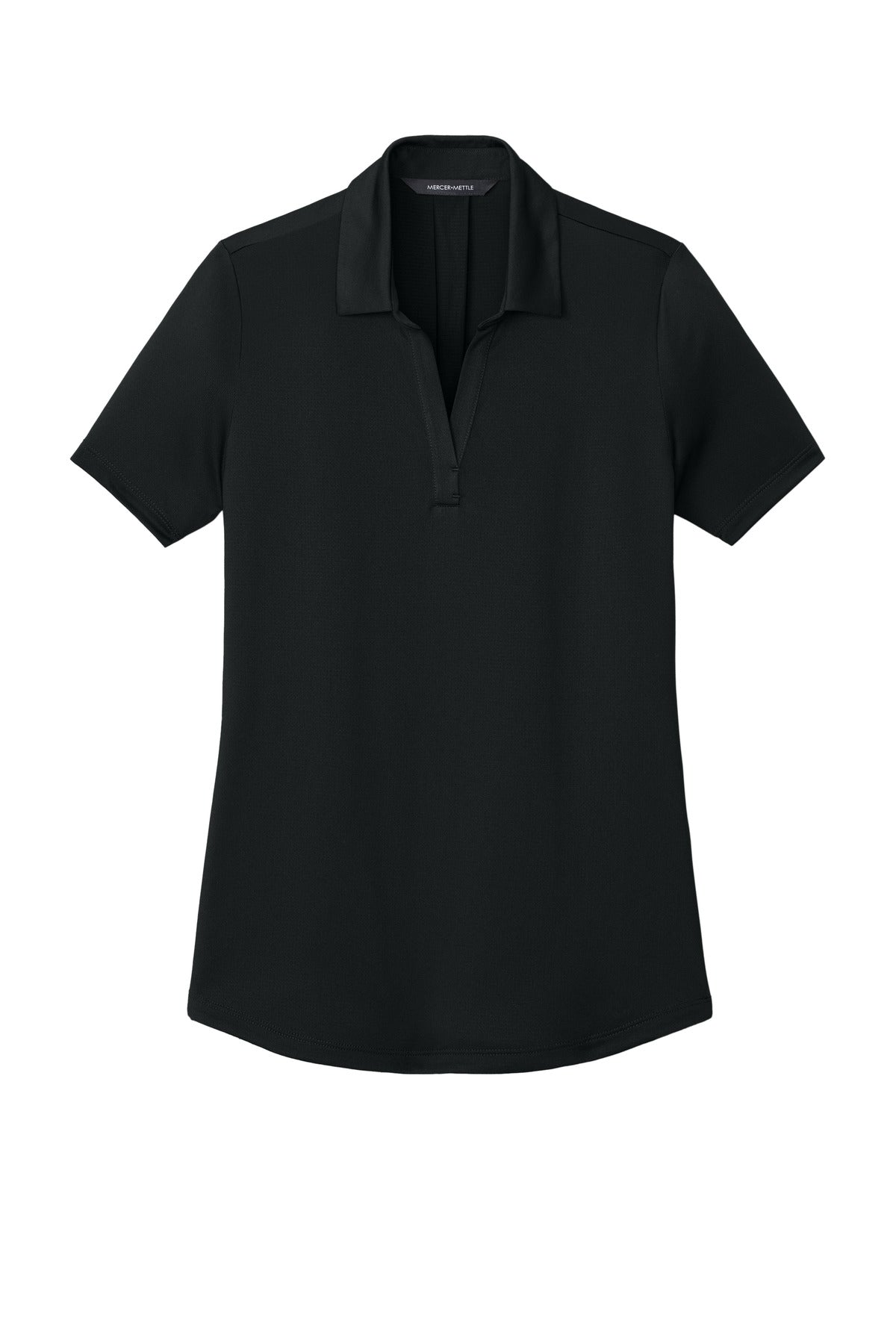 Mercer+Mettle Women's Recharge Jersey Polo MM1021 Deep Black