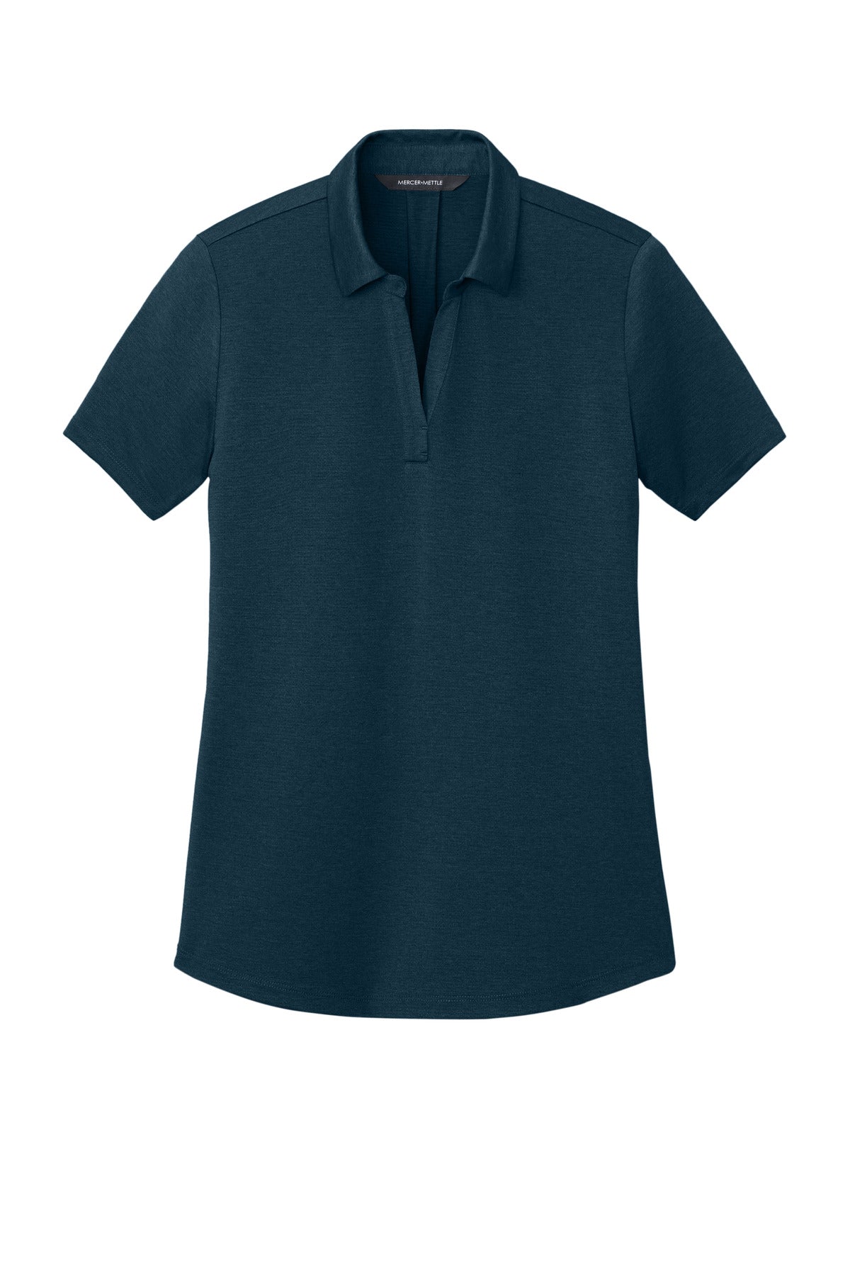 Mercer+Mettle Women's Recharge Jersey Polo MM1021 Insignia Blue Heather