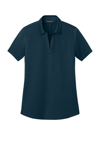 Mercer+Mettle Women's Recharge Jersey Polo MM1021 Insignia Blue Heather