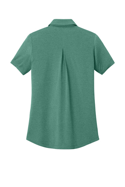 Mercer+Mettle Women's Recharge Jersey Polo MM1021 Sage Heather
