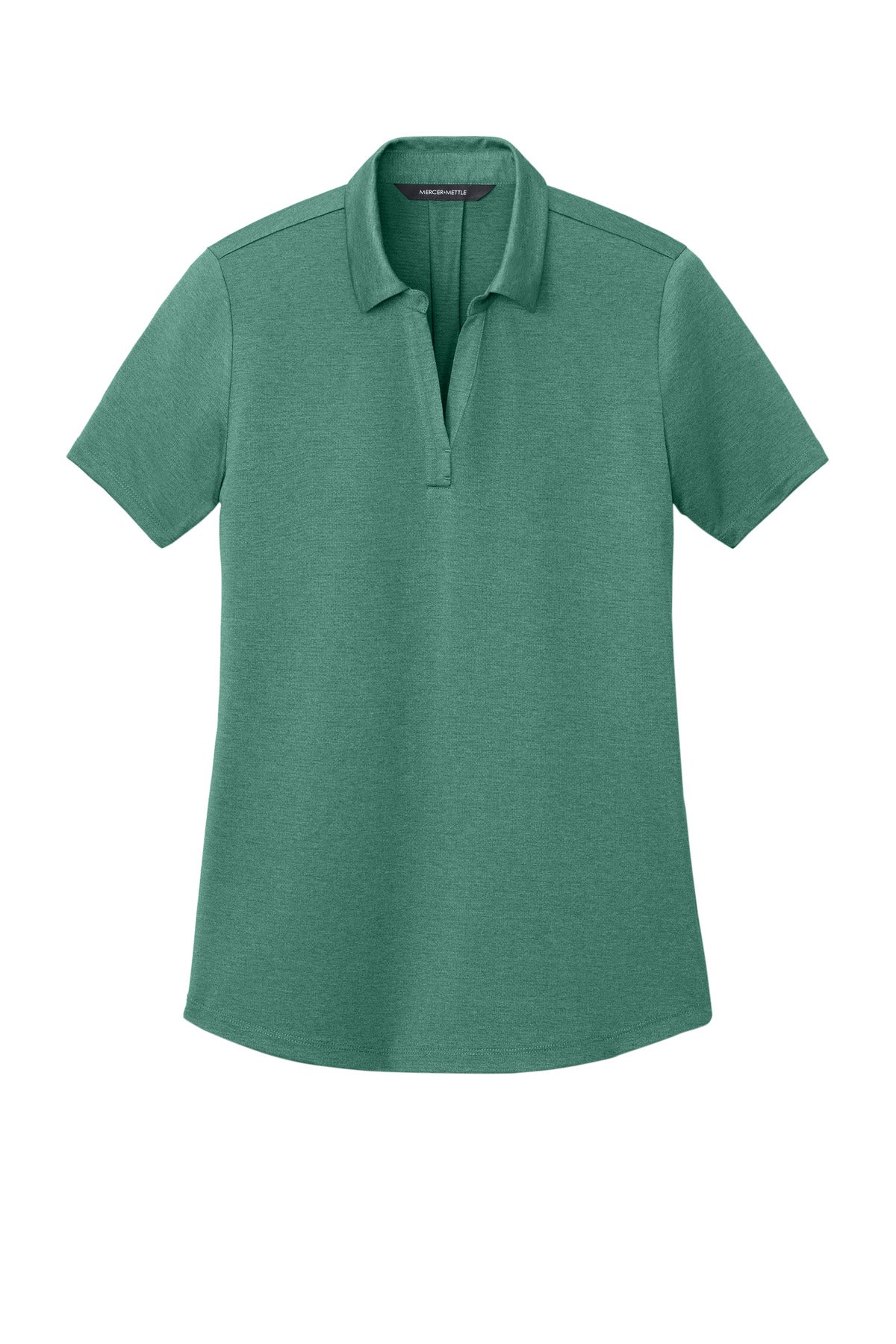 Mercer+Mettle Women's Recharge Jersey Polo MM1021 Sage Heather