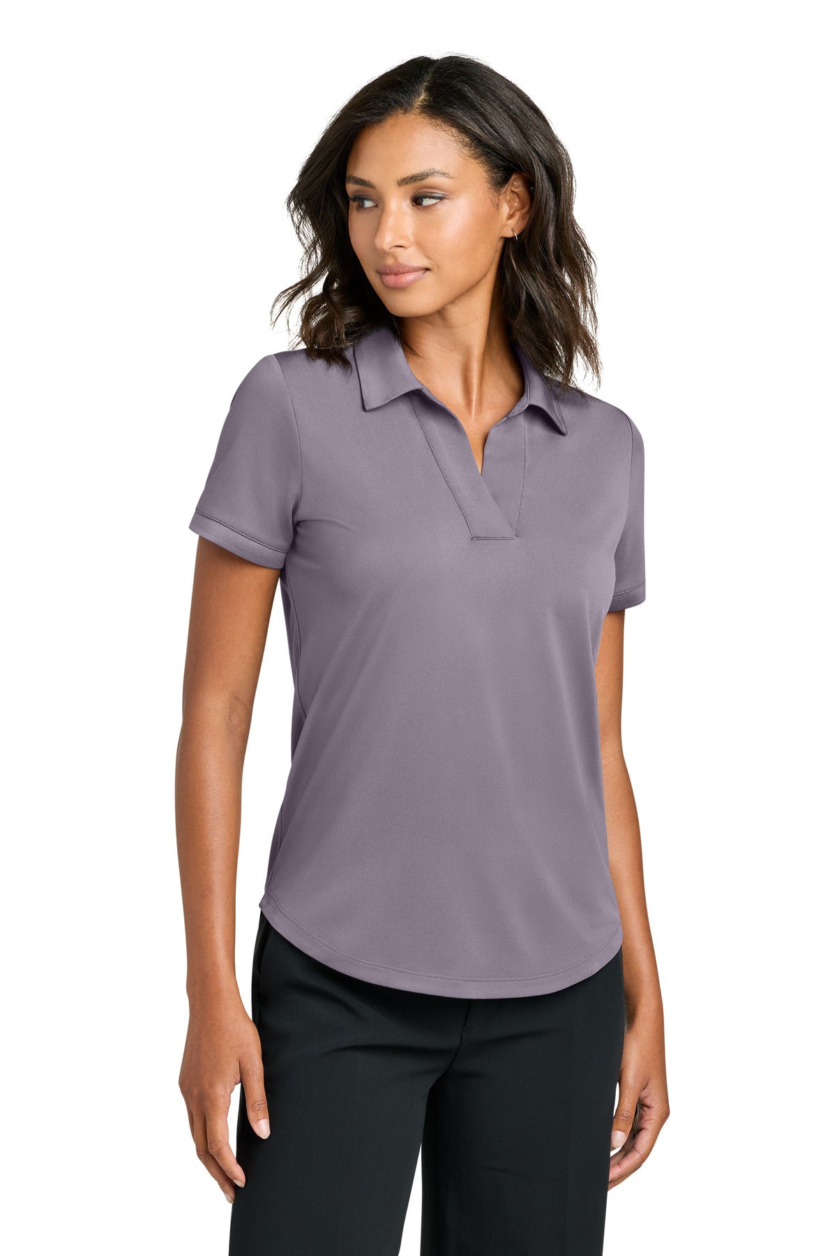 Mercer+Mettle Women's Everyday Performance Polo MM1031 Purple Ash