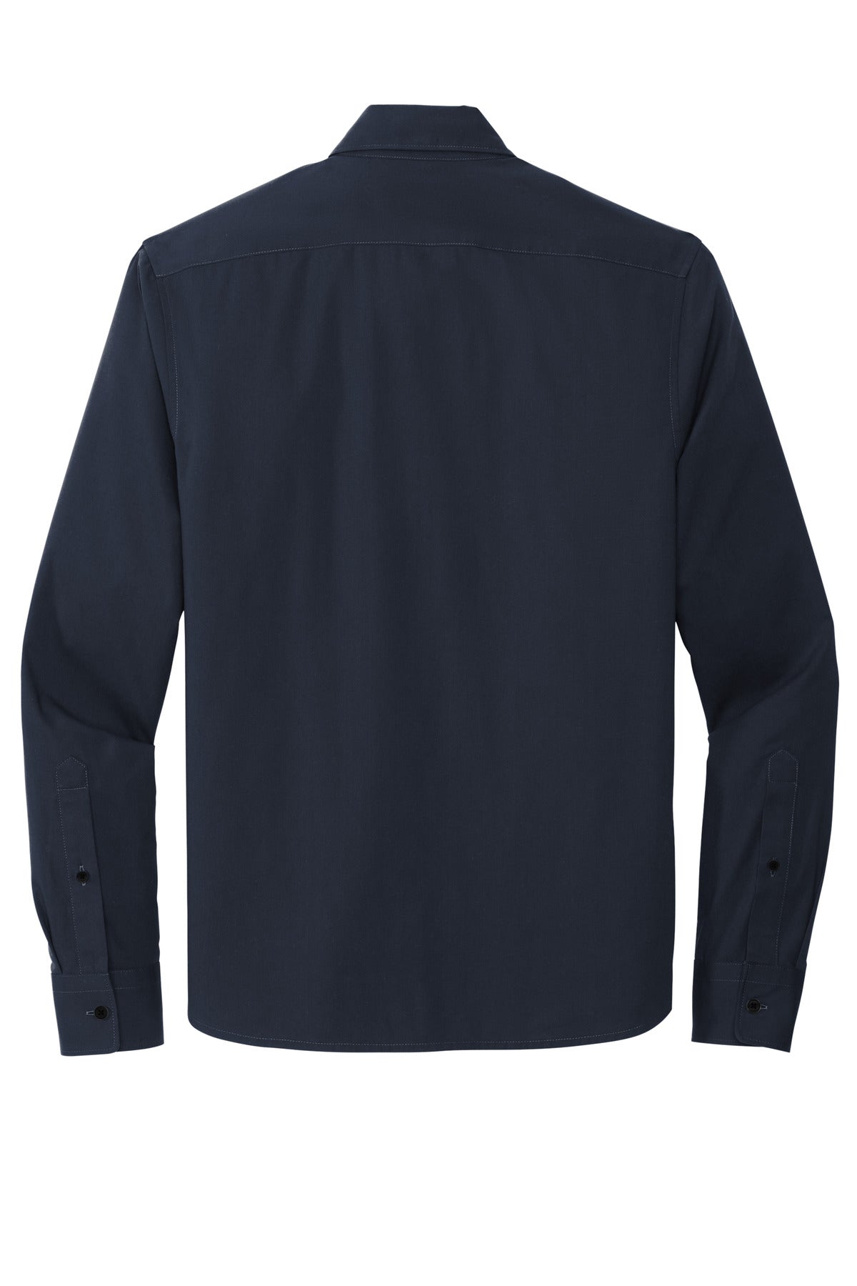 Mercer+Mettle Long Sleeve Stretch Woven Shirt MM2000 Night Navy
