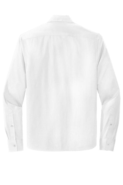 Mercer+Mettle Long Sleeve Stretch Woven Shirt MM2000 White