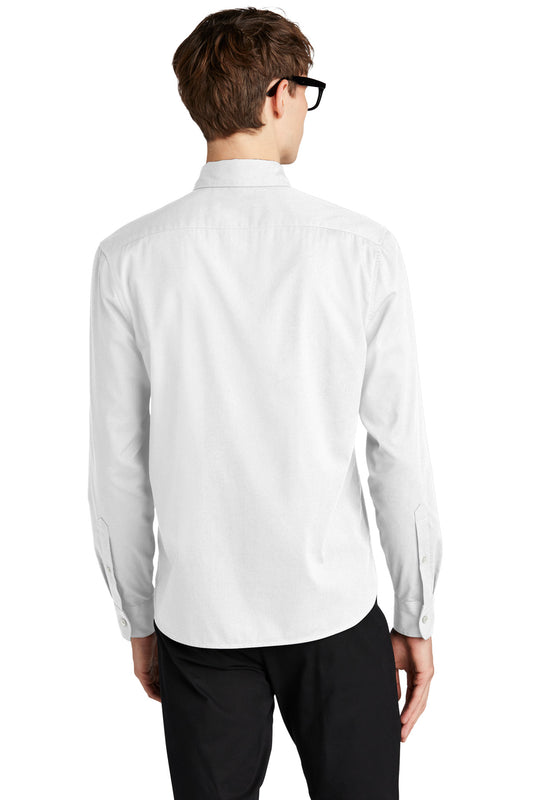 Mercer+Mettle Long Sleeve Stretch Woven Shirt MM2000 White