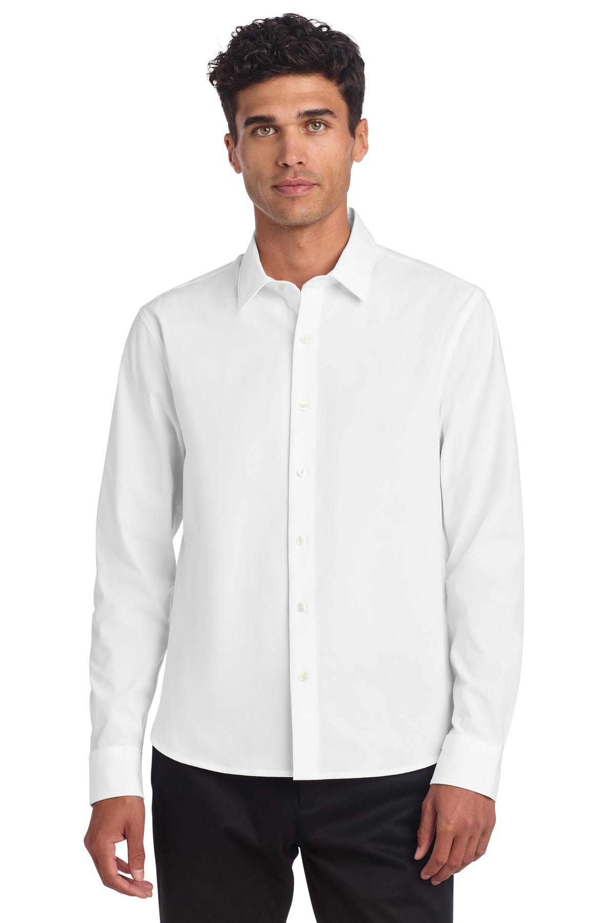 Mercer+Mettle Long Sleeve Stretch Woven Shirt MM2000 image 1