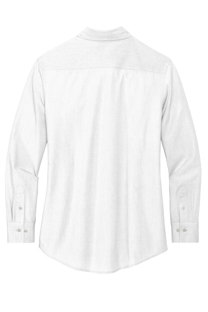 Mercer+Mettle Women's Long Sleeve Stretch Woven Shirt MM2001 White