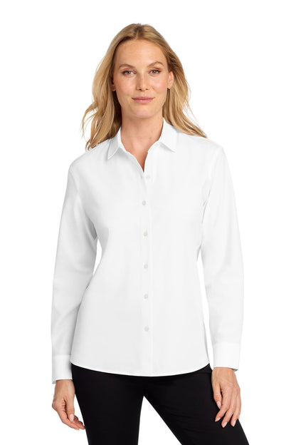 Mercer+Mettle Women's Long Sleeve Stretch Woven Shirt MM2001 image 1