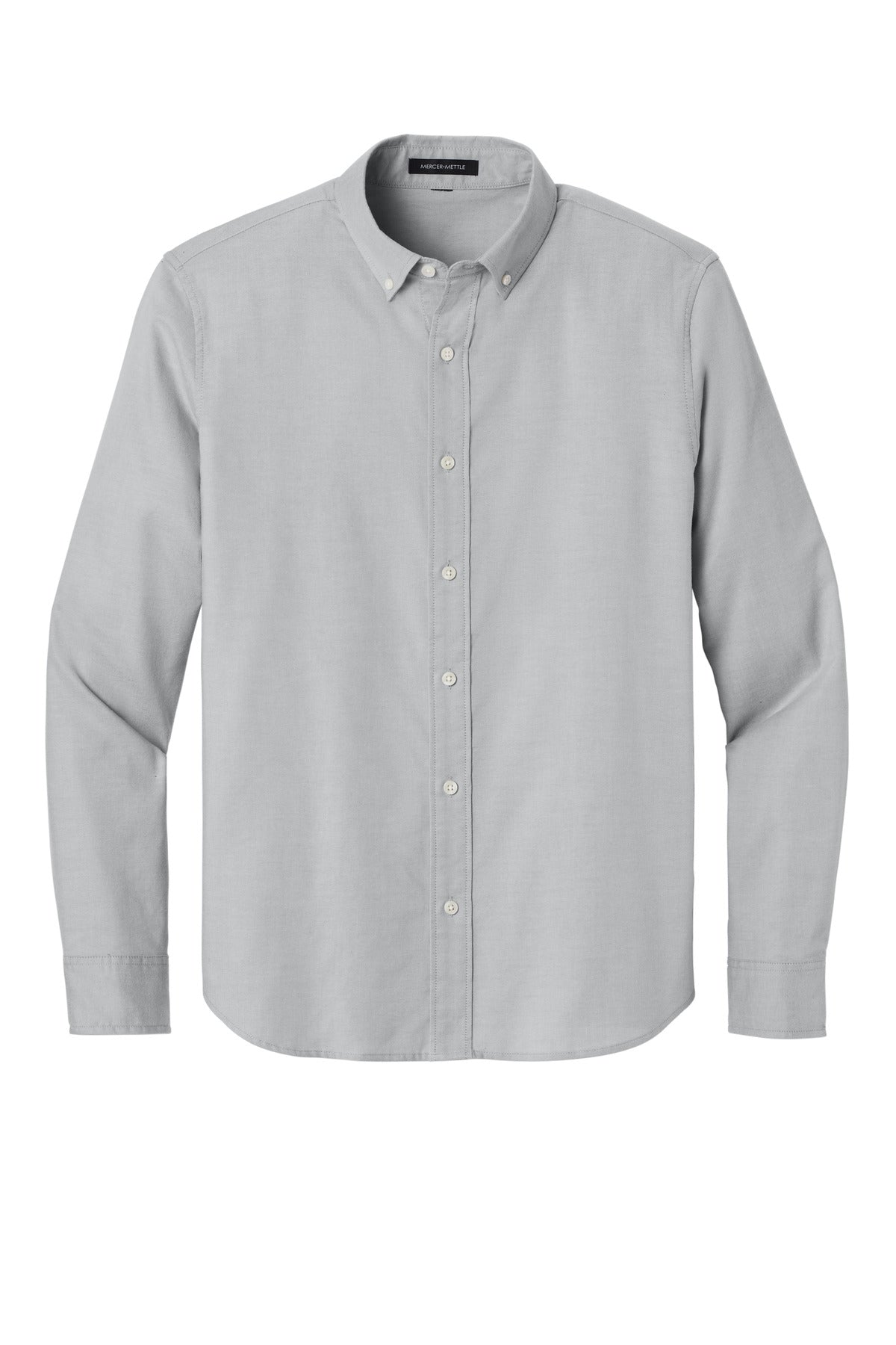Mercer+Mettle Long Sleeve Modern Oxford Shirt MM2002 Gusty Grey