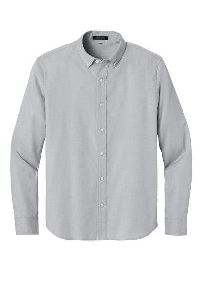 Mercer+Mettle Long Sleeve Modern Oxford Shirt MM2002 Gusty Grey