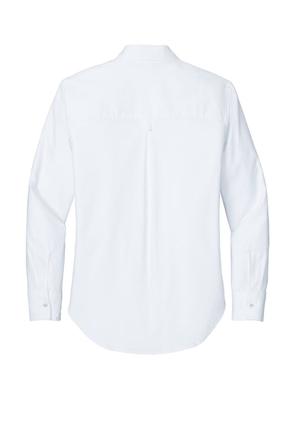 Mercer+Mettle Women's Long Sleeve Modern Oxford Shirt MM2003 White