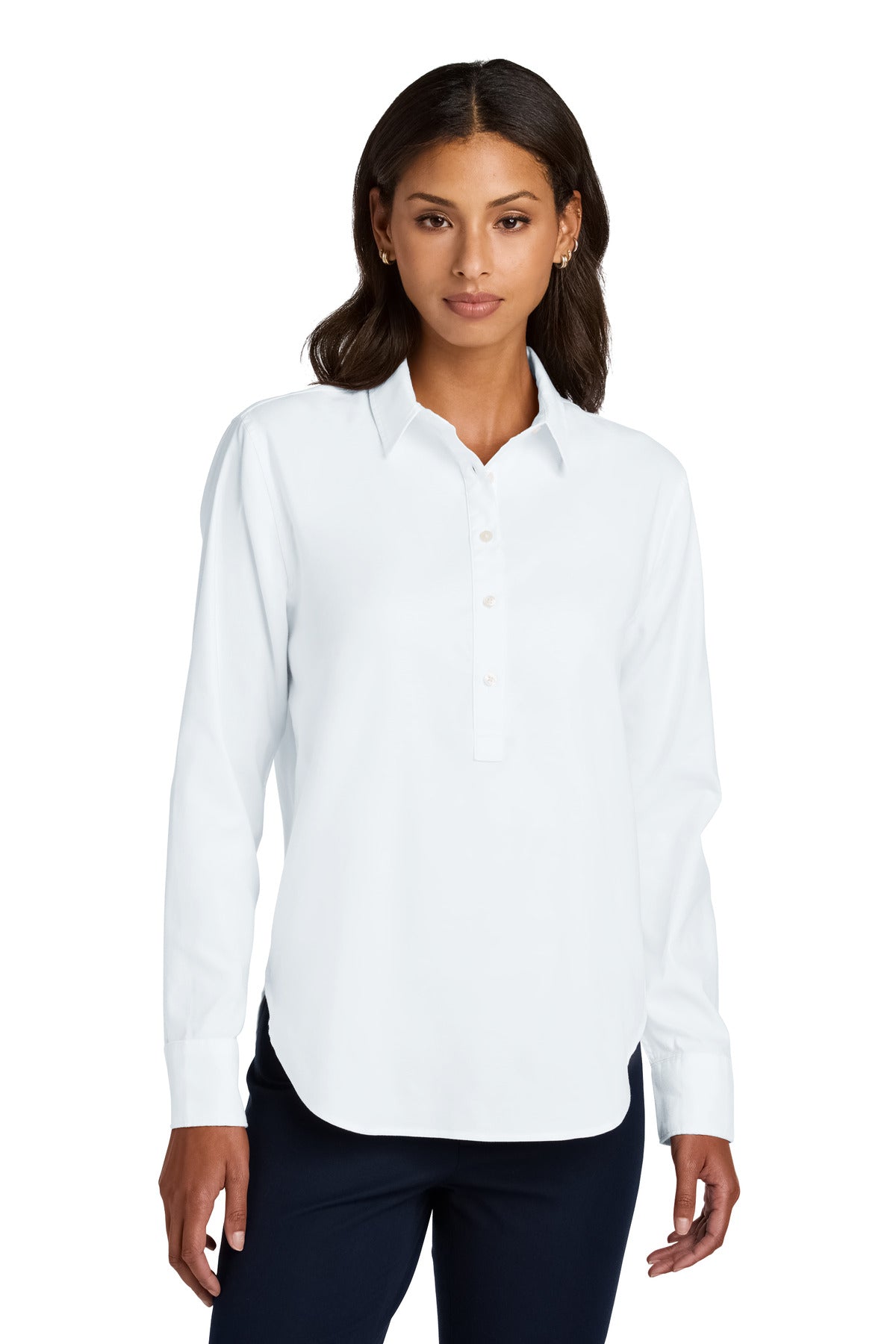 Mercer+Mettle Women's Long Sleeve Modern Oxford Shirt image 1