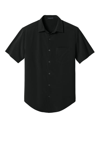 Mercer+Mettle Short Sleeve UV Capital Tech Shirt MM2006 Deep Black