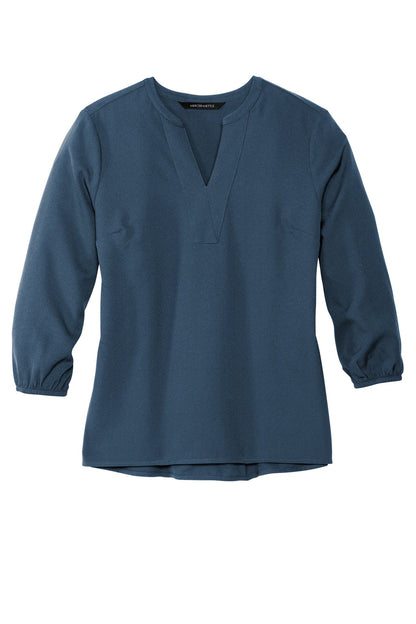 Mercer+Mettle Women's Stretch Crepe 3/4-Sleeve Blouse MM2011 image 3