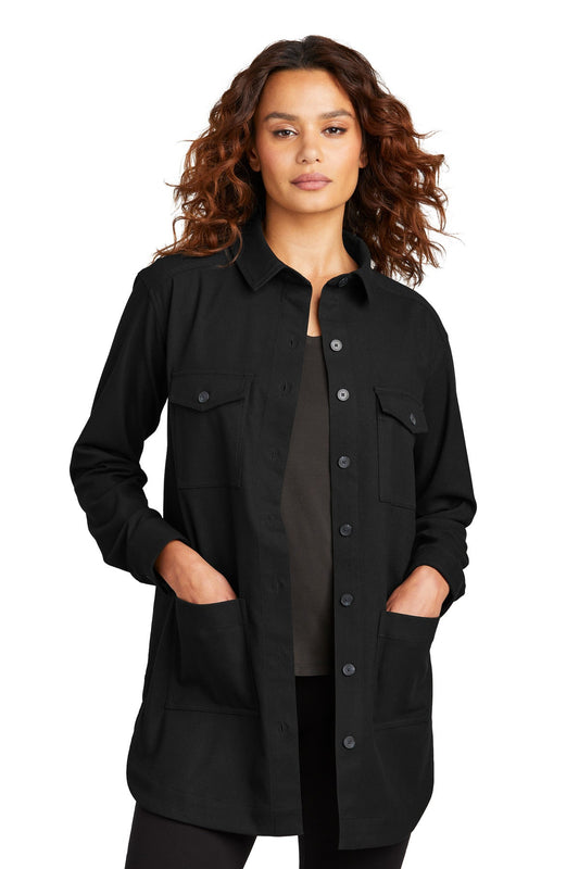 Mercer+Mettle Women's Long Sleeve Twill Overshirt MM2021 image 1