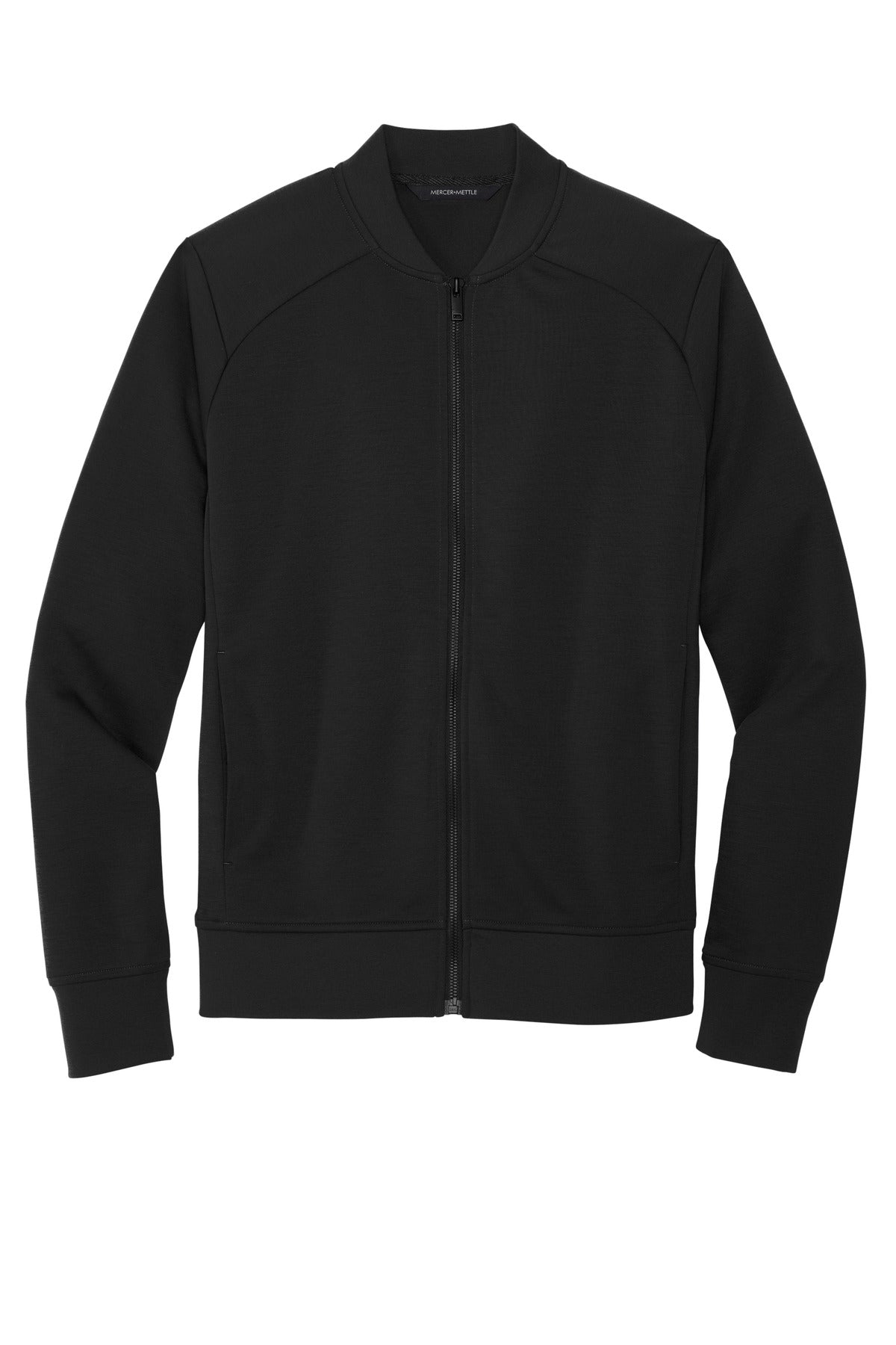 Mercer+Mettle Double-Knit Bomber MM3000 Deep Black